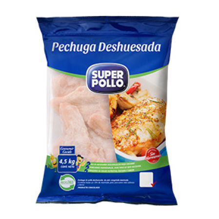 Pechuga Deshuesada de Pollo 4.5KG SUPER POLLO