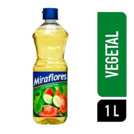 Aceite Vegetal 900cc Miraflores Cajax15u.